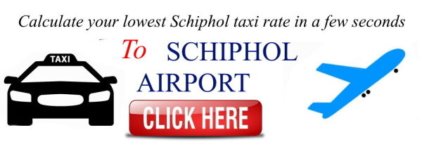 Taxi naar Schiphol voor een vast en laag tarief